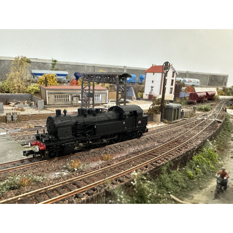 Locomotive à vapeur 232 TC SNCF, réalisme détaillé pour circuit HO  Personnalisez votre réseau avec cette locomotive vapeur 232