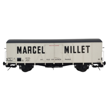LENZ  - 42224-30 - 505 516 wagon frigorifique Tnfs 38 "Marcel Millet", SNCF, 0