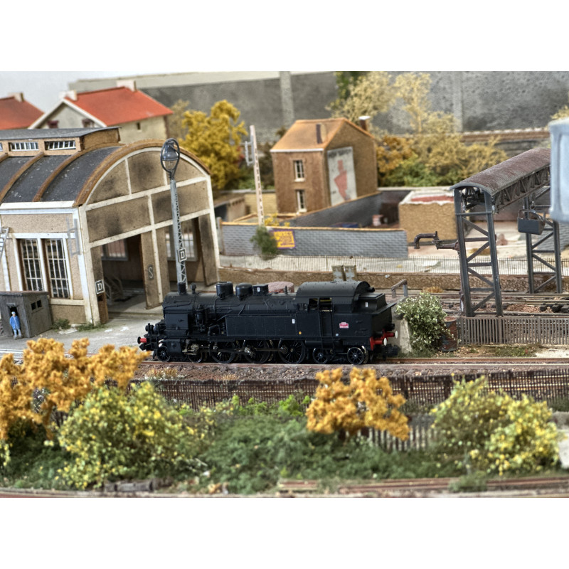 Locomotive à vapeur 232 TC SNCF, réalisme détaillé pour circuit HO  Personnalisez votre réseau avec cette locomotive vapeur 232
