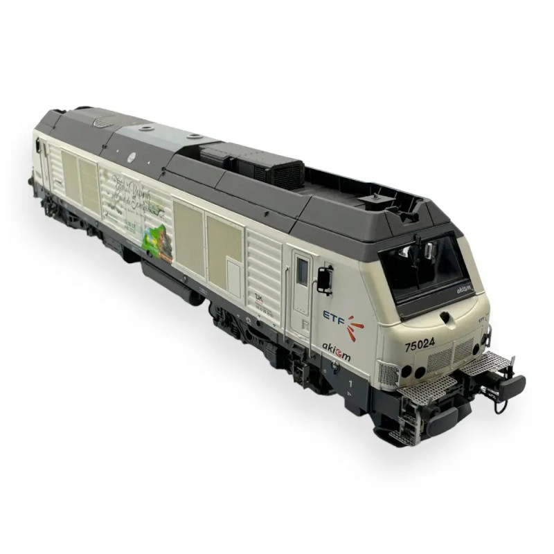 OS.KAR 7504 S - Locomotive Diesel BB 75024 - HO 1/87 - SNCF - EP VI - Analogique
