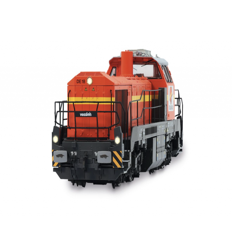 JOUEF HJ2440 COLAS RAIL, locomotive diesel Vossloh DE 18, livrée orange/jaune, Ep VI, H0