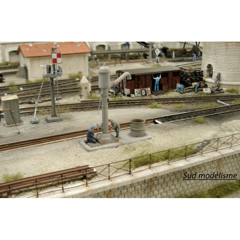 PN SUD MODELISME 87620-M   2 grues à eau col de signe miramas HO