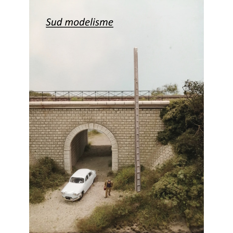 PN SUD MODELISME 87116 HO: Poteau béton EDF