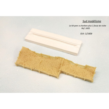 PN SUD MODELISME 1605 1/160e: PARC A CHARBON + 1 FOSSE
