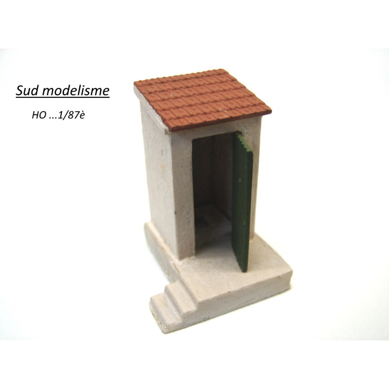PN SUD MODELISME 8796 HO: WC extérieur en 3D