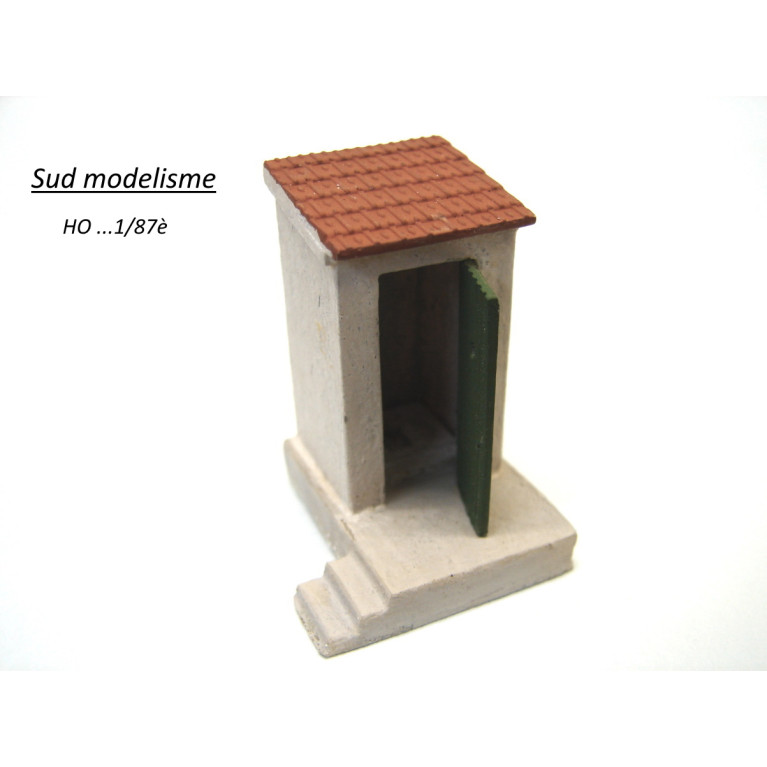 PN SUD MODELISME 8796 HO: WC extérieur en 3D