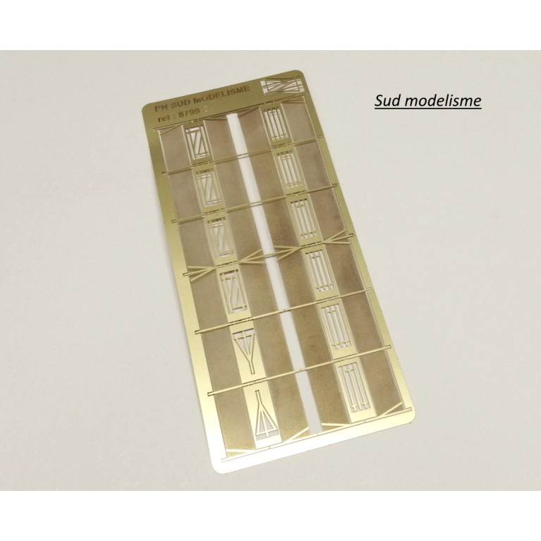 PN SUD MODELISME 8799-B HO: Grillage de cloture