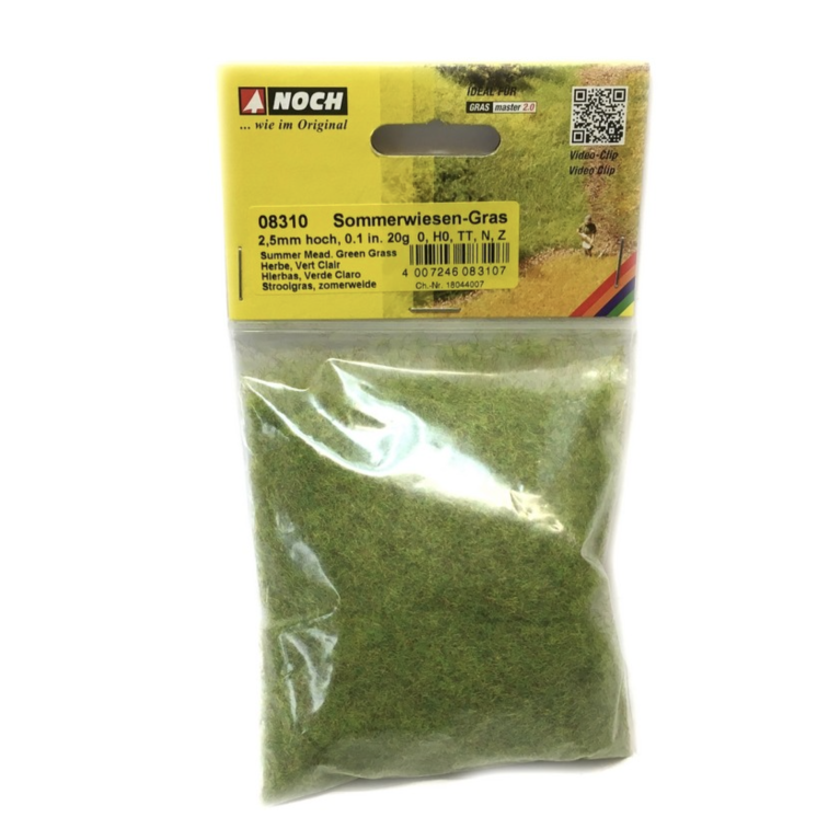 Noch 08310 - Flocages herbe vert clair 2.5mm 20g