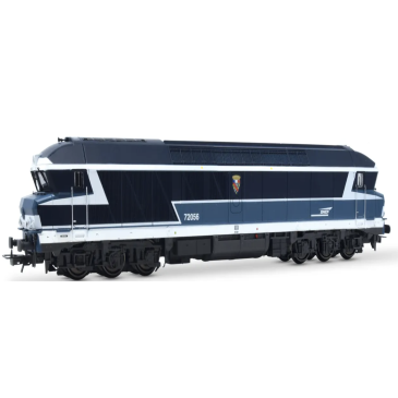 HJ2622 SNCF, Locomotive diesel CC 72056, "La Bourboule", logo Casquette, SNCF, Ep. V - HO 1/87