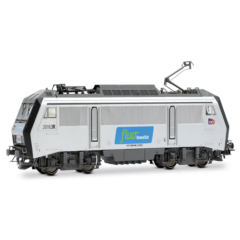 HJ2470S SNCF, locomotive électrique bicourant BB 26163R, livrée « fluo Grand Est », ép. VI, avec décodeur sonore