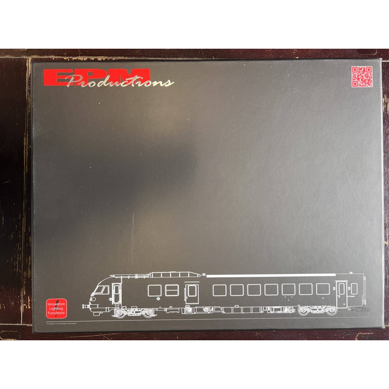EPM E.22.15.03 DC coffret rame RTG 5 éléments, Ep V, SNCF - H0 DCC SOUND