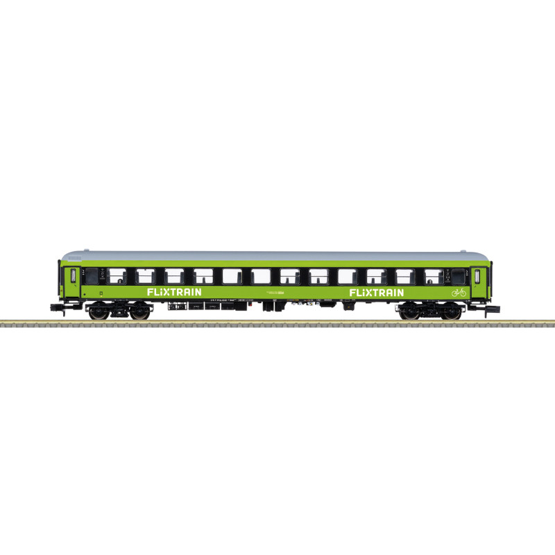 MINITRIX 15797 - Voiture voyageurs type Bmmz 268.7F, 2CL, "FlixTrain", Trainpool, Ep. VI -