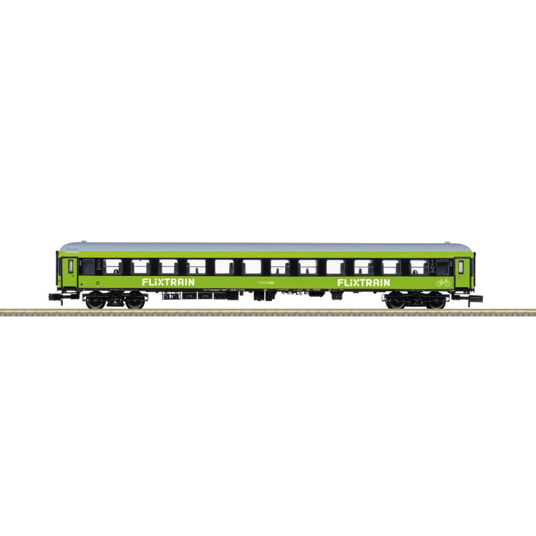 MINITRIX 15797 - Voiture voyageurs type Bmmz 268.7F, 2CL, "FlixTrain", Trainpool, Ep. VI -