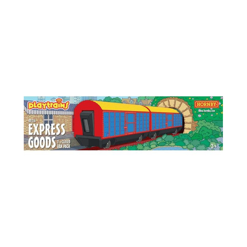 Playtrains R9316 - Express Goods 2 x Paquet de wagons fermés