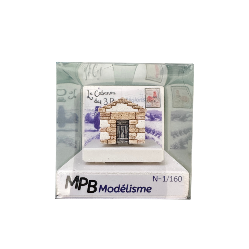 Modèles Pierre Bois - 14- Le cabanon des 3 Pins