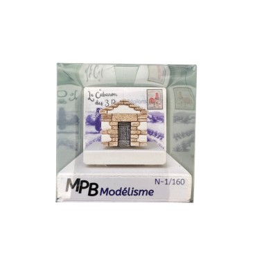 Modèles Pierre Bois - 14- Le cabanon des 3 Pins