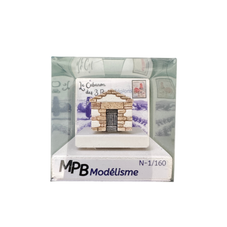 Modèles Pierre Bois - 14- Le cabanon des 3 Pins