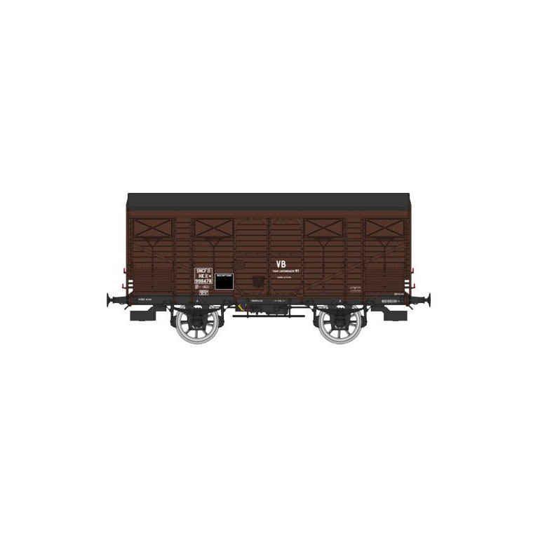 REE WB-741 Wagon couvert primeur "VB" ex-PLM 20T, Sncf, Ep III, H0