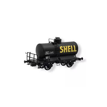 REE Modeles WB-707 Wagons citernes OCEM 19 SHELL, NOIR, SNCF, Ep III, HO