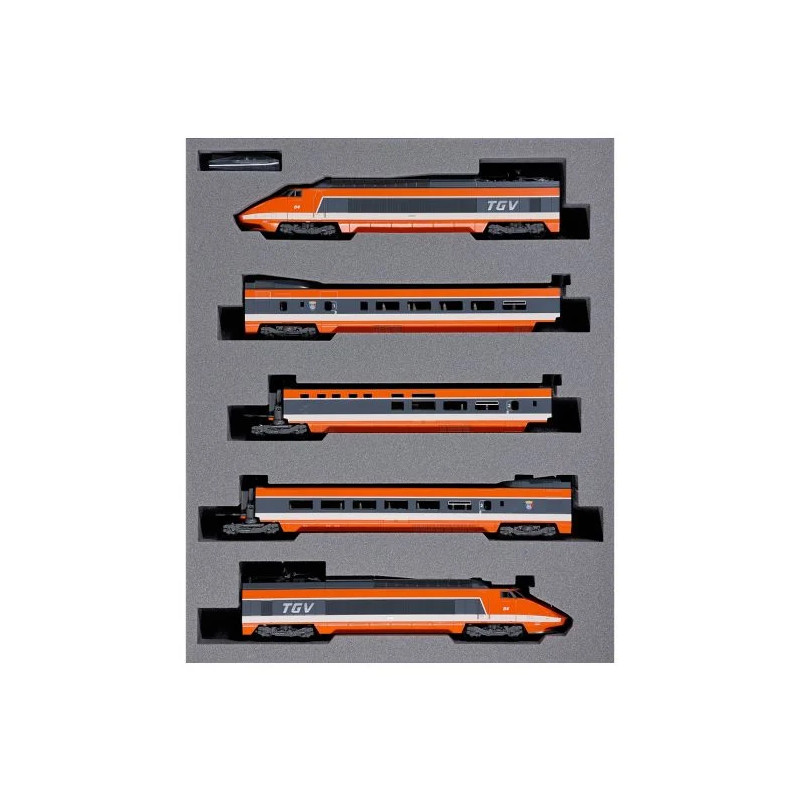 Kato 10-2083 SNCF TGV Sud-Est 5 Voitures Propulsées Coffret IV