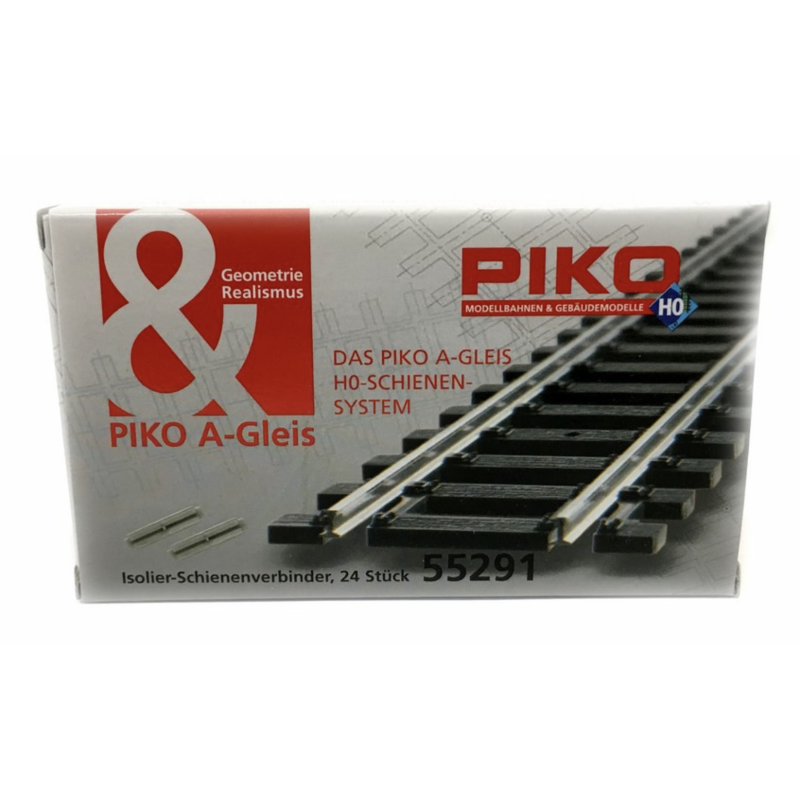 Piko 55291 - 24 eclisses isolantes transparentes code 100 -HO-1/87