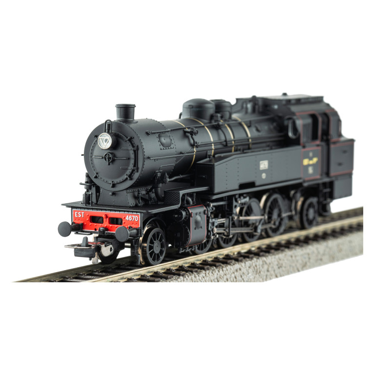 PIKO 50674 - Locomotive à vapeur 141 T série 11, 4670, EST, Ep. II digital son - HO 1/87