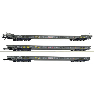 ROCO 6600092 - Coffret 3 pièces : « Autoroute Rollende », HUPAC