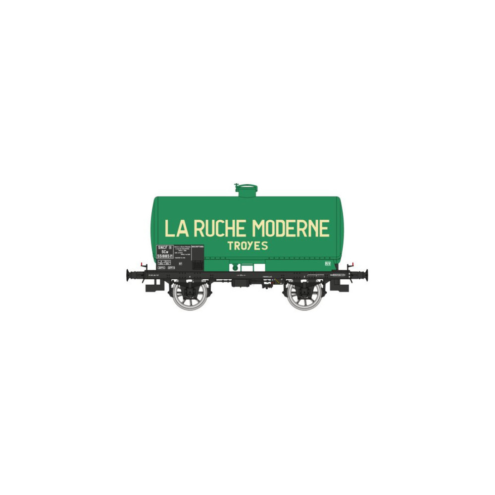 REE WB-710 Wagons citernes OCEM 19 "LA RUCHE MODERNE", SNCF, Ep III, H0