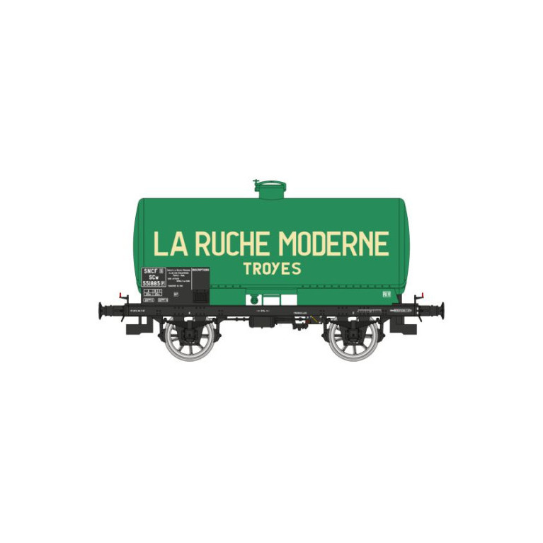 REE WB-710 Wagons citernes OCEM 19 "LA RUCHE MODERNE", SNCF, Ep III, H0