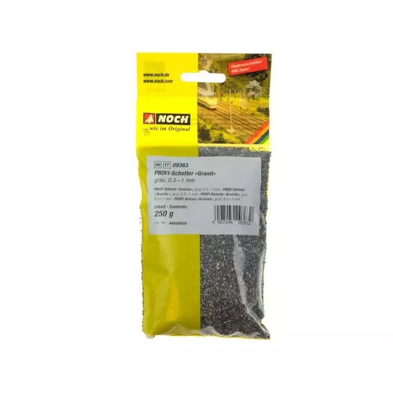 Noch 09374 - Ballast gris 250g - HO 1 /87