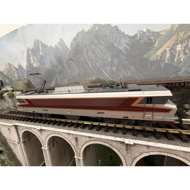 Modelbex CC6514 - Locomotive électrique échelle 1 SNCF CC 6514 Digital, état neuf, DCC  Sound