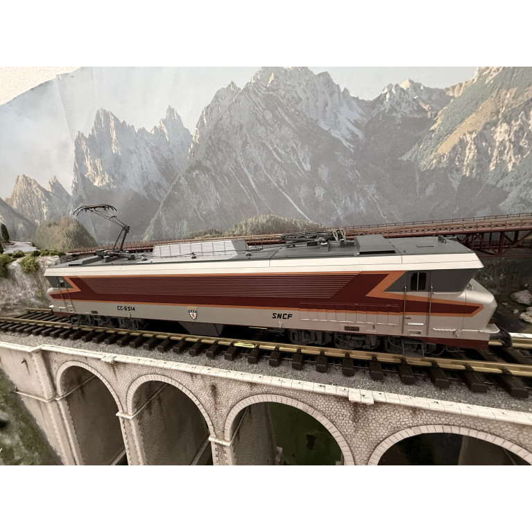 Modelbex CC6514 - Locomotive électrique échelle 1 SNCF CC 6514 Digital, état neuf, DCC  Sound
