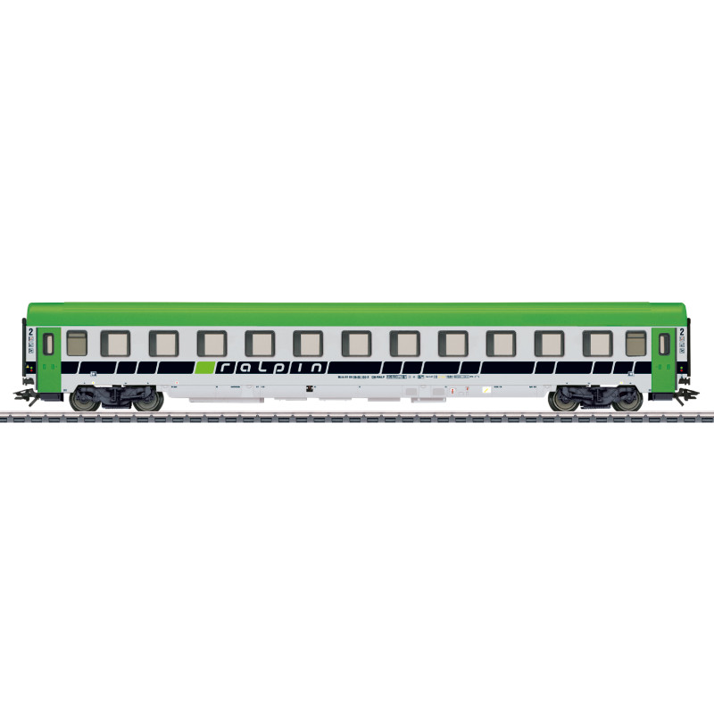 MARKLIN 43613 - Voiture voyageurs type Bcm, voiture chauffeurs, Ralpin AG Olten, Ep. VI - HO 1/87