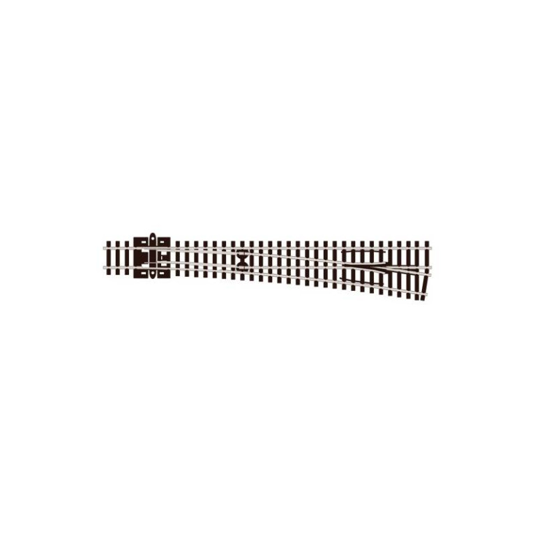 PECO SL-E388 - N - Aiguillage à droite - 160mm - Rayon 914mm - 8° - code 80