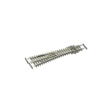 Peco SL-E392F - N - Aiguillage à gauche - 123mm - Rayon 305mm - 10° - code 55