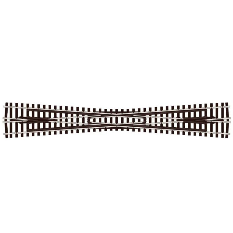 Peco SL-394F - N - Croisement long longueur 187mm angle 8° code 80