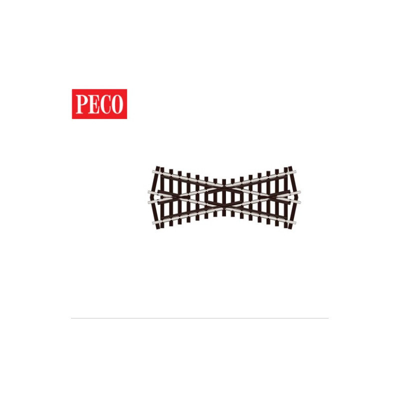 Peco SL-93 - Croisement court 24° insulfrog code 100 échelle HO