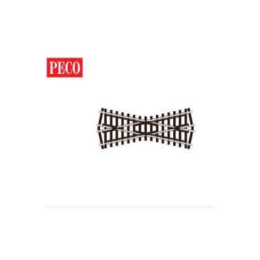 Peco SL-93 - Croisement court 24° insulfrog code 100 échelle HO