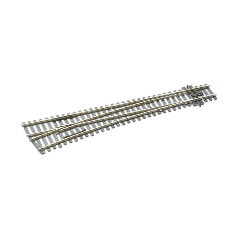PECO SL-89 - Aiguillage à gauche - 258mm - Rayon 1524 mm - 12° - Code 100