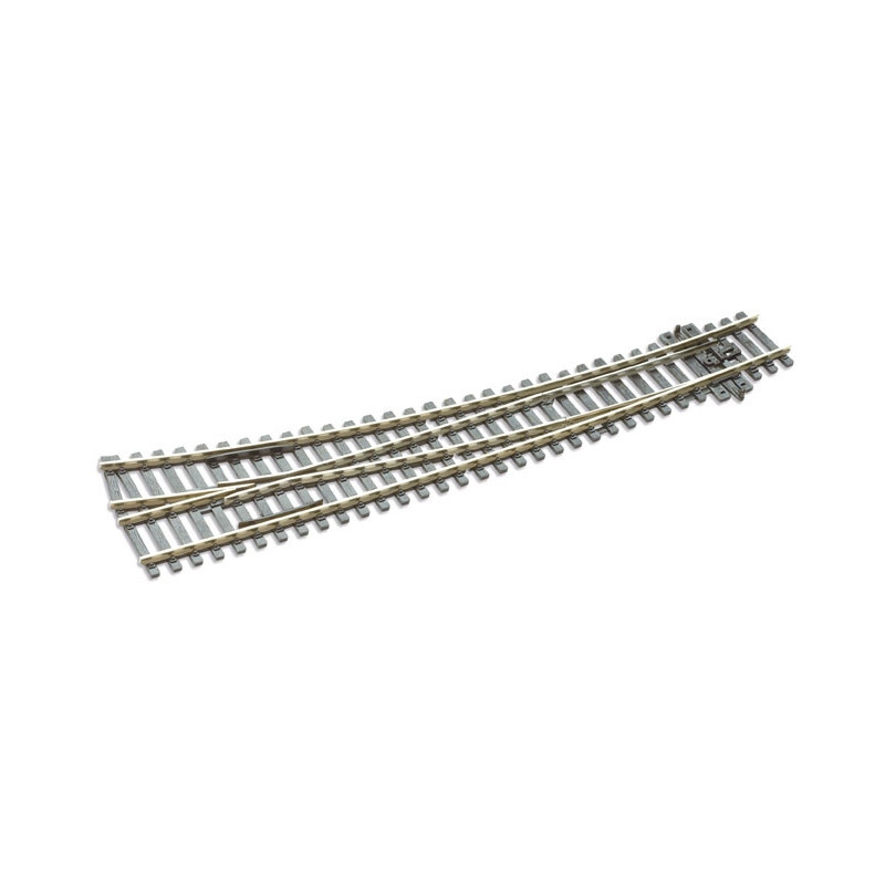 PECO SL-E86 - Aiguillage enroulé à droite 258mm - Electrofrog - Code 100