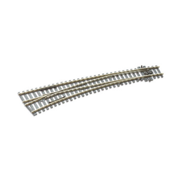 PECO SL-E87 - Aiguillage enroulé à gauche 258mm - Electrofrog - Code 100