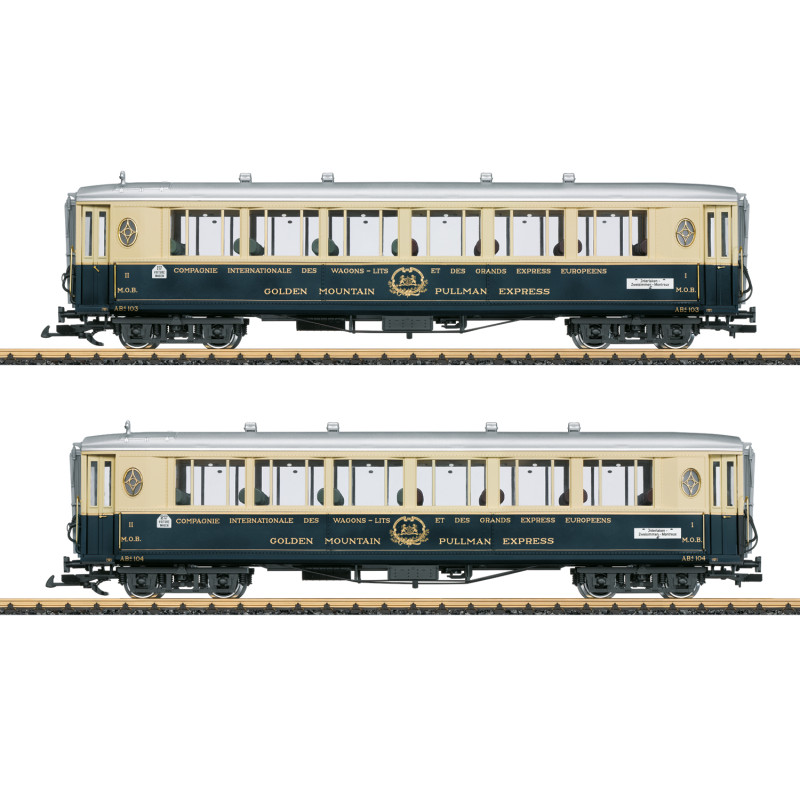 LGB 36660 - Coffret de voitures voyageurs « Golden Mountain Pullman Express » 1