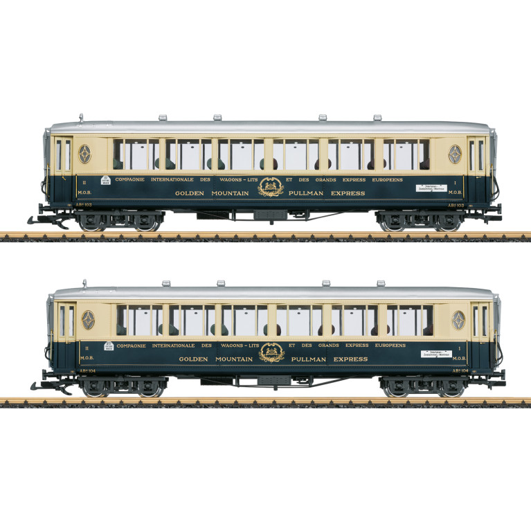 LGB 36660 - Coffret de voitures voyageurs « Golden Mountain Pullman Express » 1