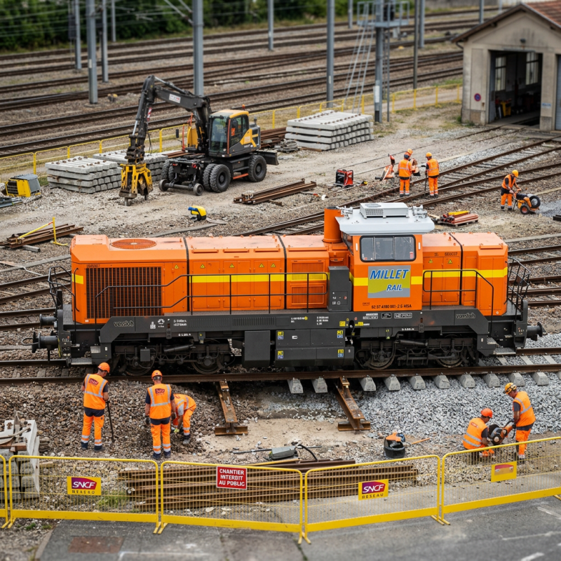 Locomotive sonore JOUEF Vossloh DE18 Millet Rail Achetez