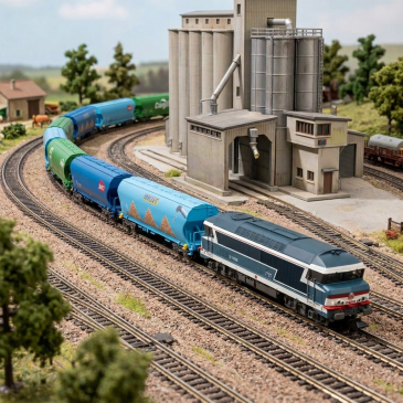 Wagon trémie céréalier SNCF Ep VII AZAR W01-MM1 Achetez