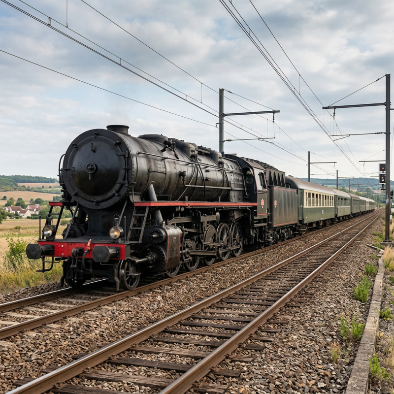 Locomotive vapeur HO DCC sonore TRIX 25744 - Commandez