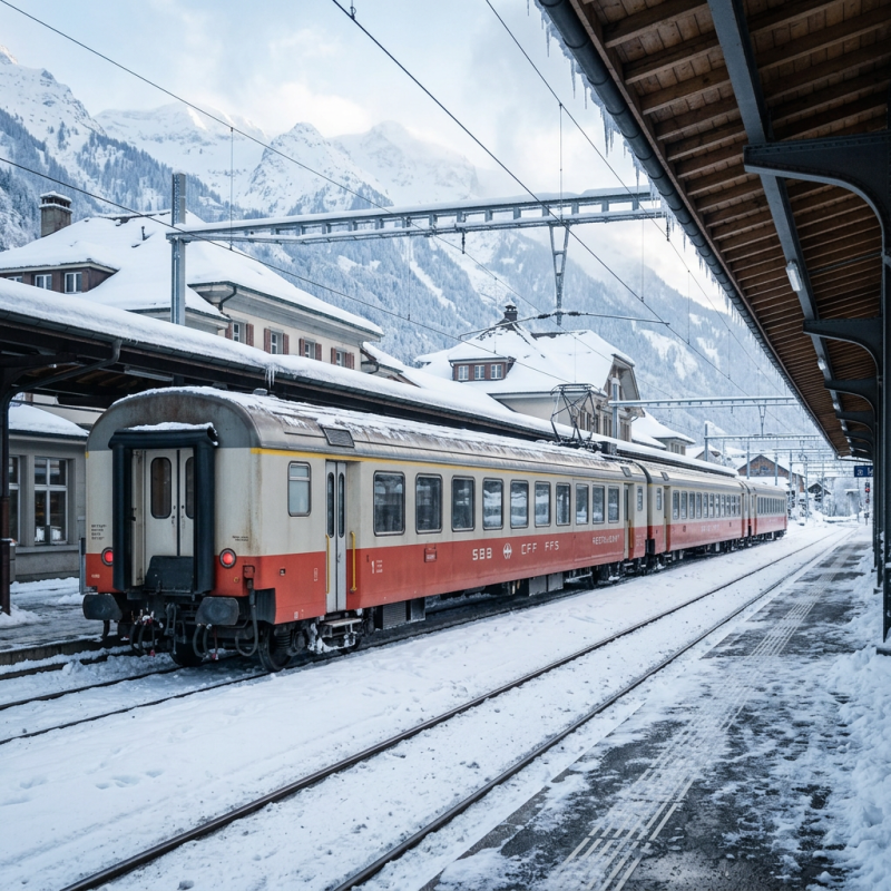 TRIX 23690 - 4 voitures voyageurs type EWIII, "Swiss Express", SBB CFF FFS, Ep. IV - HO 1/87