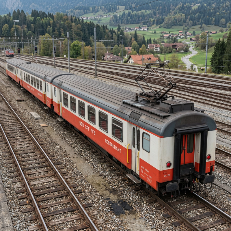TRIX 23690 - 4 voitures voyageurs type EWIII, "Swiss Express", SBB CFF FFS, Ep. IV - HO 1/87