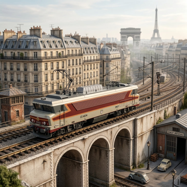 Modelbex  - Locomotive électrique échelle 1 SNCF CC 6514 Digital, état neuf, DCC  Sound