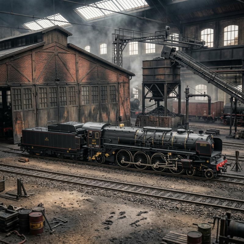 Märklin 39244 - Locomotive à vapeur série 13 EST pour trains rapides